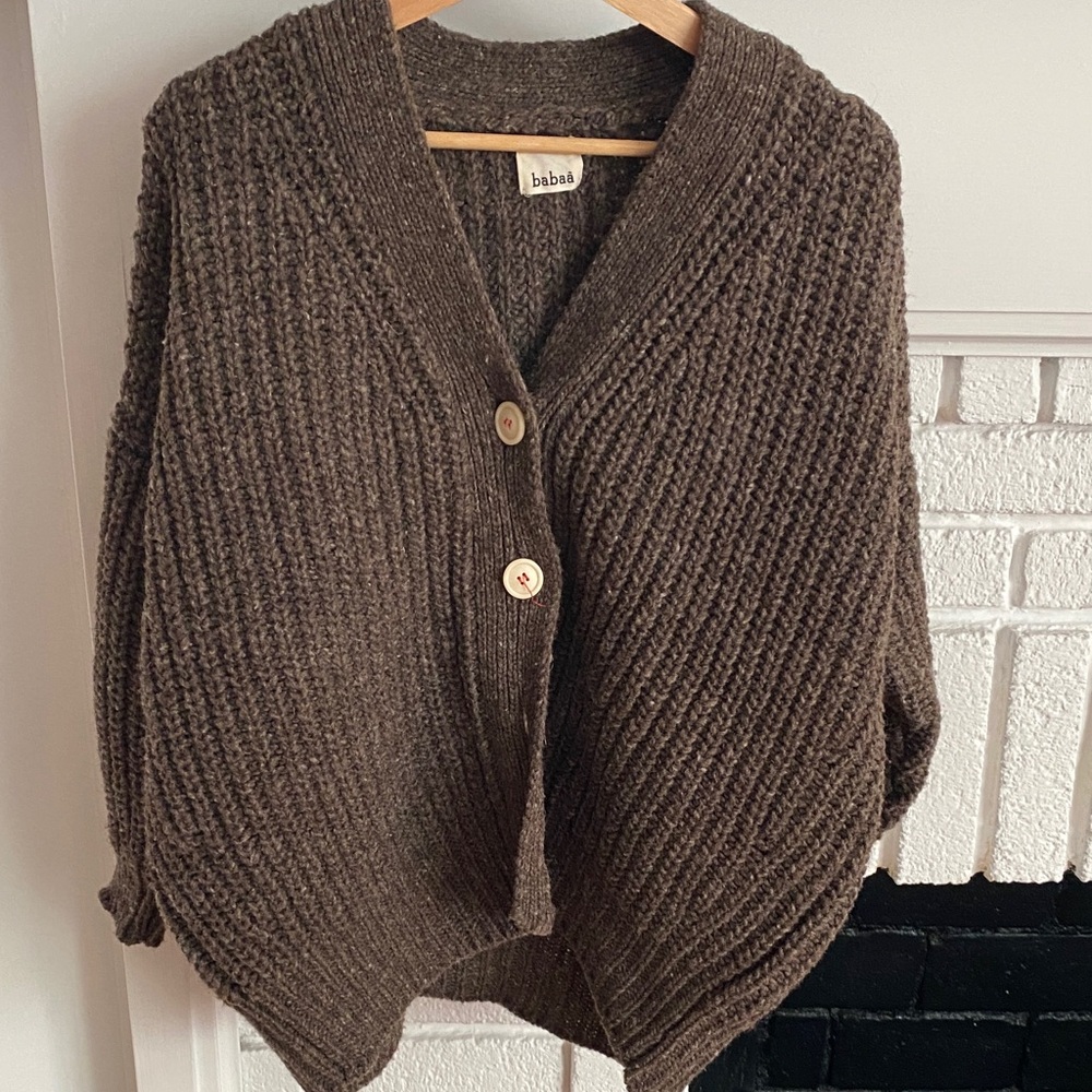 Babaa Cardigan No 19 Oak